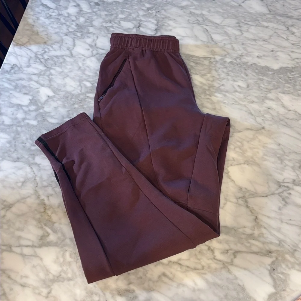 Adidas men’s D4T knit pant, maroon, small